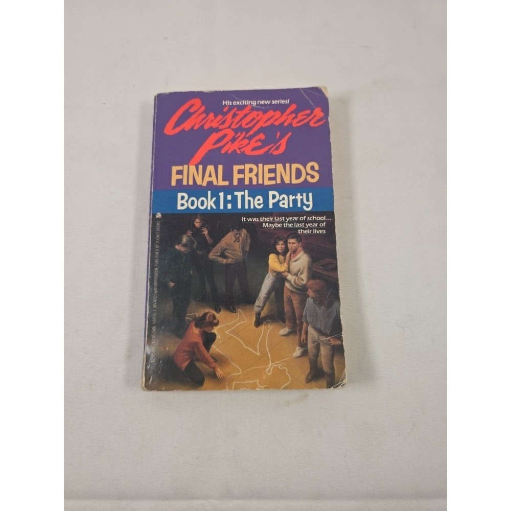 Christopher Pike Final Friends Book 1 The Party Vintage 1988 Paperback Horror
